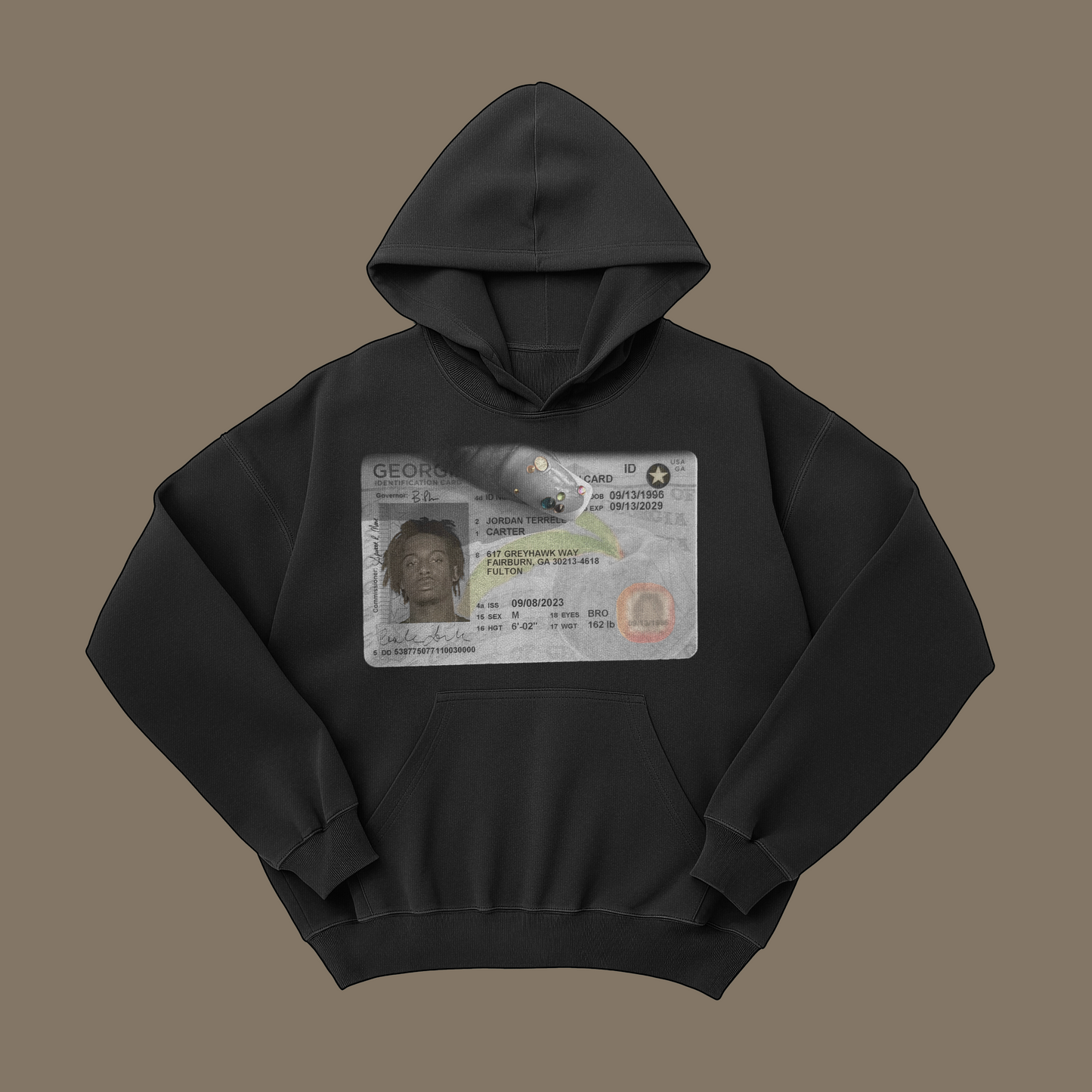 Carti ID Hoodie - Black
